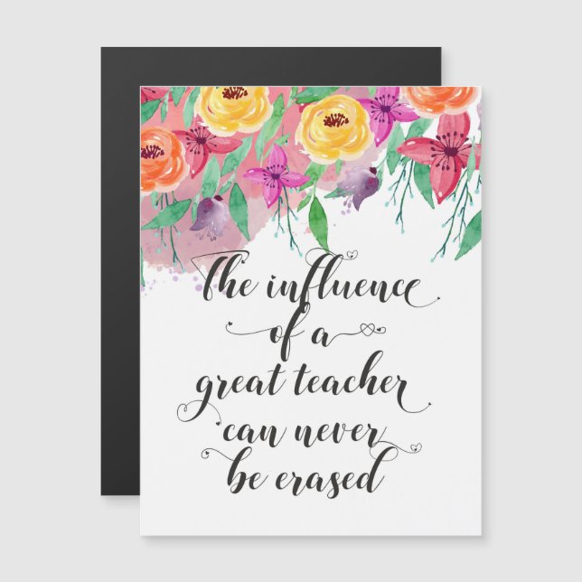 End of the year teacher gift Happy teacher's day (Front/Back)