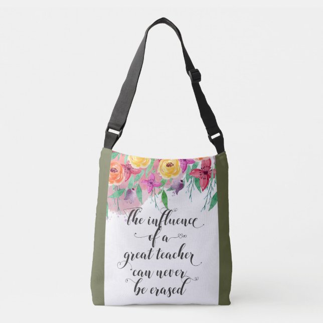 End of the year teacher gift Happy teacher's day Crossbody Bag (Front)