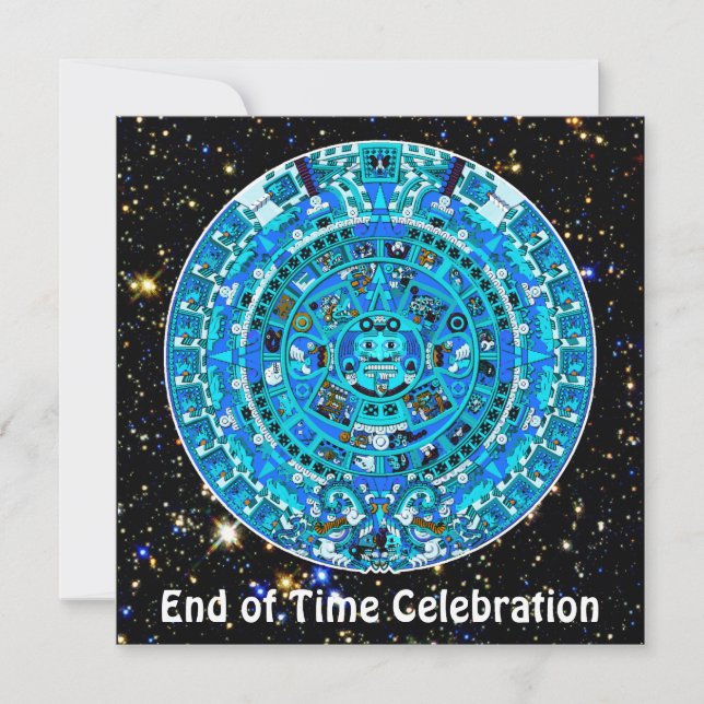 End of Time December 21, 2012 Party Celebration Invitation (Front)
