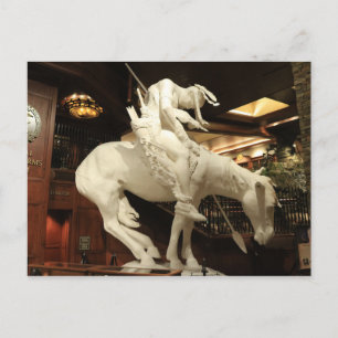 End of Trail Sculpture Postcard