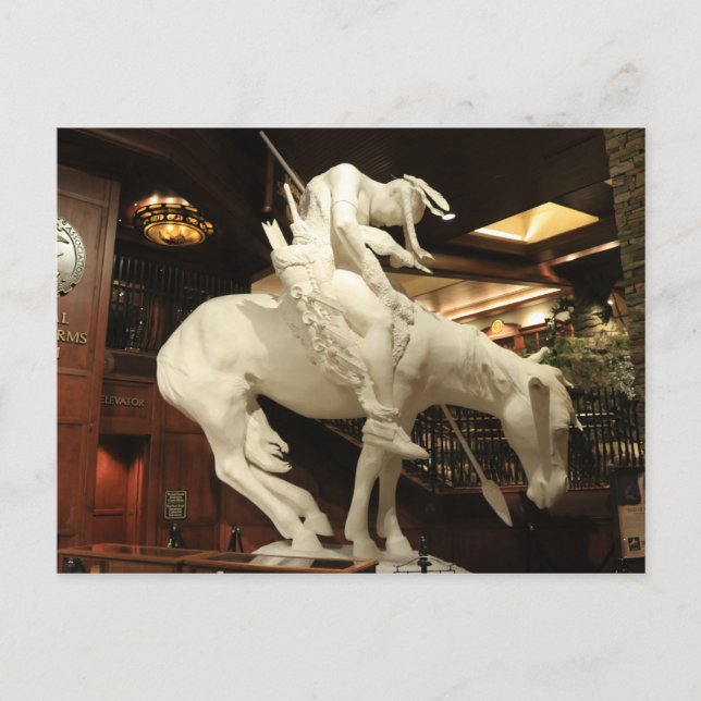 End of Trail Sculpture Postcard (Front)