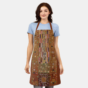 End of Wall, Stoclet Frieze by Gustav Klimt Apron