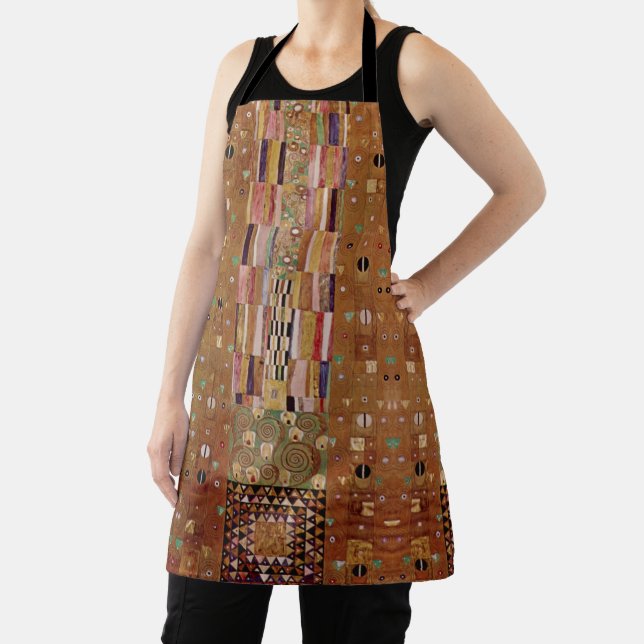 End of Wall, Stoclet Frieze by Gustav Klimt Apron (Insitu)