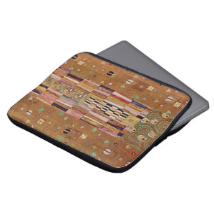 End of Wall, Stoclet Frieze by Gustav Klimt Laptop Sleeve