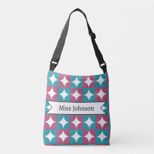 End of year teacher appreciation gift Mid Century Crossbody Bag