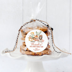 End of Year Teacher Thank You Classic Round Sticker