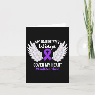 End Overdose Awareness My Daughter's Wings Cover M Card