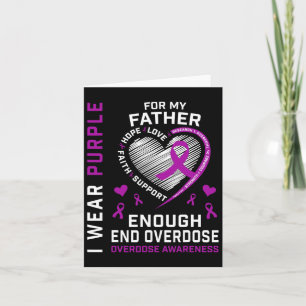 End Overdose Awareness Shirt Enough Purple For My Card