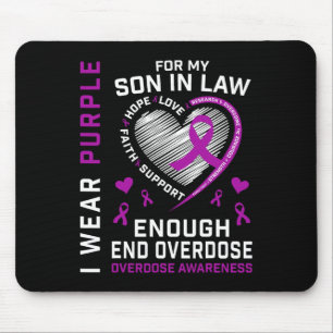 End Overdose Awareness Shirt Enough Purple For My Mouse Pad