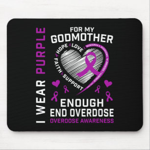 End Overdose Awareness Shirt Enough Purple For My  Mouse Pad