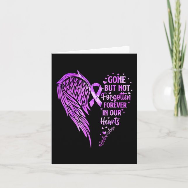 End Overdose  Loved One Memorial Overdose Awarenes Card (Front)