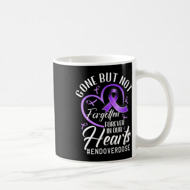 End Overdose Loved One Memorial Overdose Awareness Coffee Mug (Right)