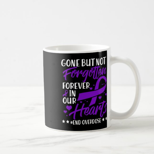 End Overdose Loved One Memorial Overdose Awareness Coffee Mug (Right)