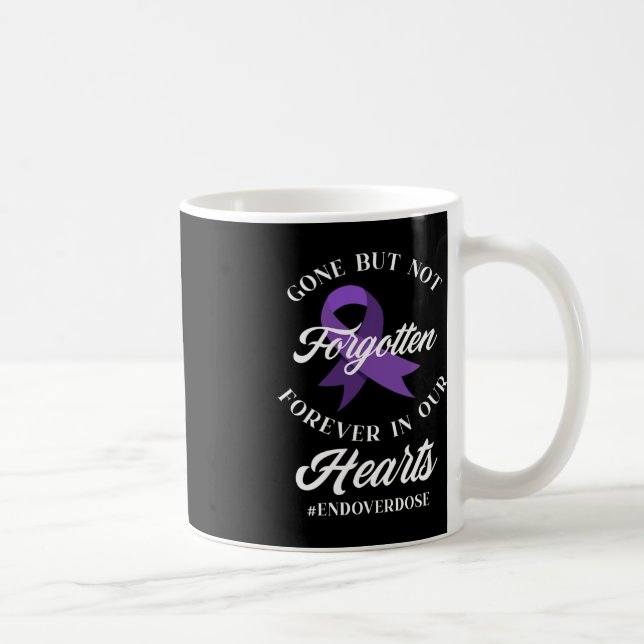 End Overdose Loved One Memorial Overdose Awareness Coffee Mug (Right)