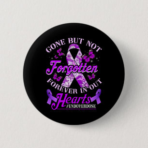 End Overdose Loved One Memorial Remembrance 1 6 Cm Round Badge