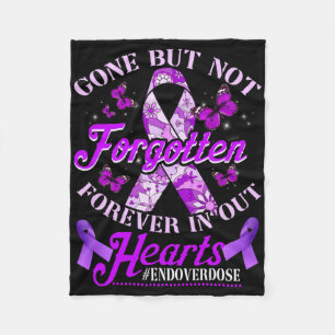 End Overdose Loved One Memorial Remembrance 1 Fleece Blanket