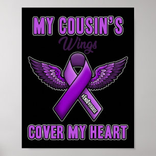 End Overdose My Cousin's Wings Cover My Heart Poster