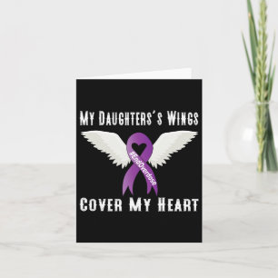 End Overdose My Daughter's Wings Cover My Heart  Card