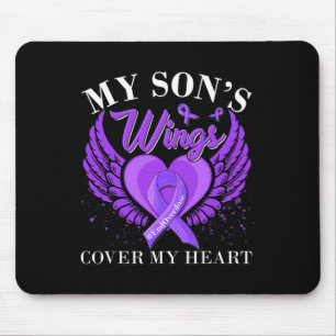 End Overdose My Son's Wings Cover My Heart Mouse Pad