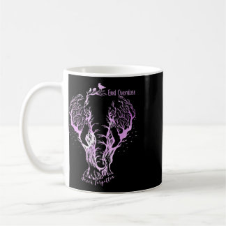 End Overdose Never Forget Line Art Sketch Ornate E Coffee Mug