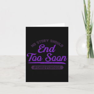 End Overdose No Story Should End Too Soon  Card