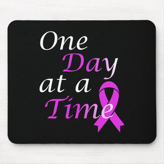 End Overdose One Day At A Time Addiction Awareness Mouse Pad (Front)