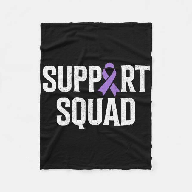 End Overdose Support Squad Overdose Awareness 1  Fleece Blanket (Front)