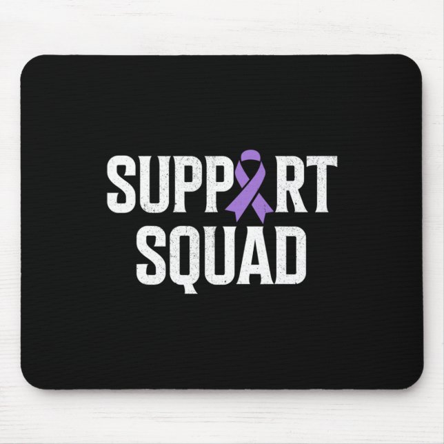 End Overdose Support Squad Overdose Awareness  Mouse Pad (Front)