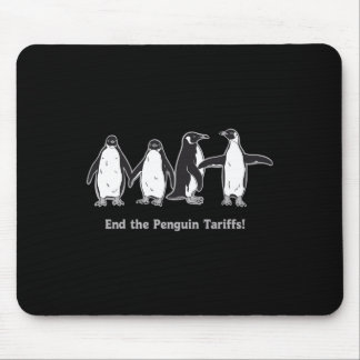 End Penguin Tariffs Cartoon Design Save The Pengui Mouse Pad