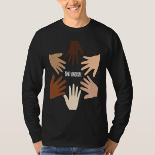 End Racism Melanin Skin Colour Black History Graph T-Shirt