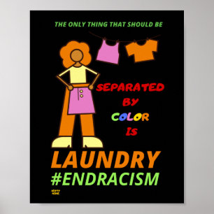 "END RACISM"     POSTER