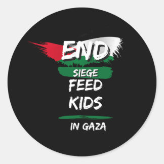 END SIEGE CLASSIC ROUND STICKER