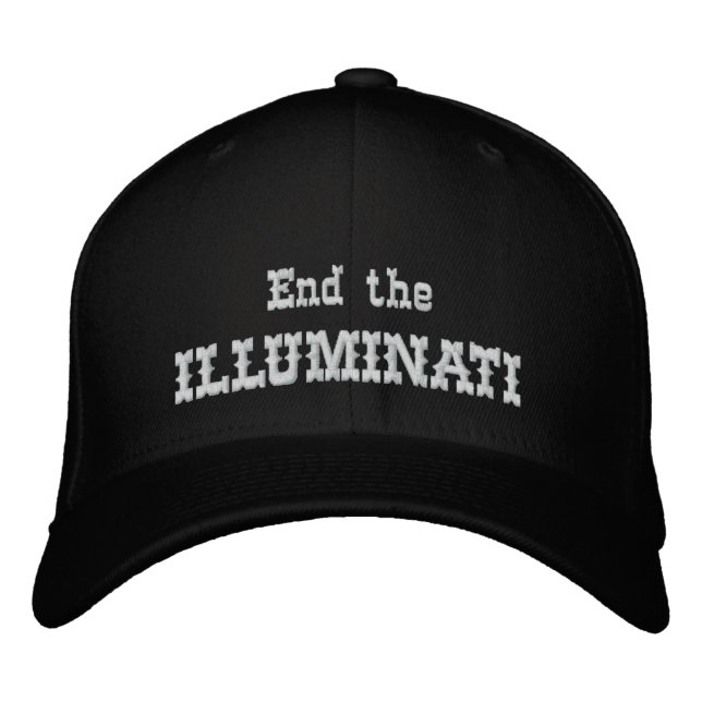 End the illuminati embroidered hat (Front)