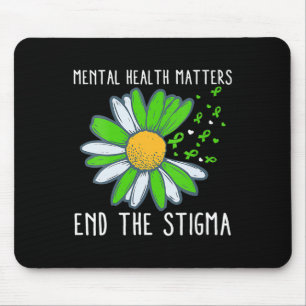End The Stigma Mental Health Awareness Mouse Pad
