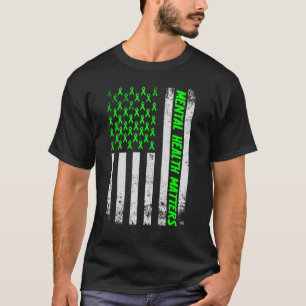 End The Stigma Mental Health Matters Mental Awaren T-Shirt