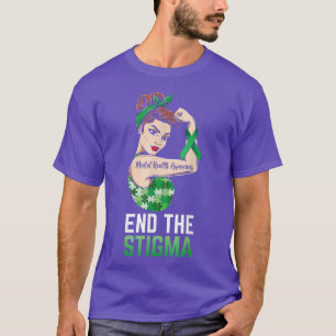 End The Stigma Mental Health Matters Mental Health T-Shirt