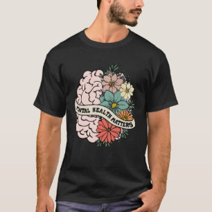 End The Stigma Mental Health Matters Therapist Psy T-Shirt