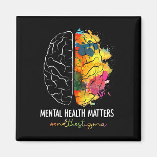 End The Stigma Mental Health Problems Mental Aware Magnet