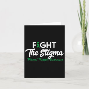End The Stigma Mental Health Problems Mental Healt Card