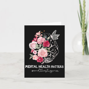 End The Stigma Mental Health S Mental Awareness Gi Card