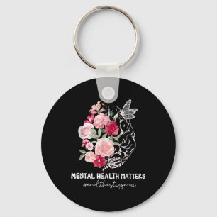 End The Stigma Mental Health S Mental Awareness Gi Key Ring