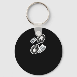 End The Stigma Mental Health S Sticker Key Ring