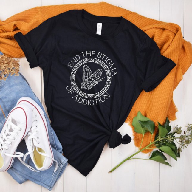 End the Stigma of Addiction | Overdose Awareness T-Shirt (Creator Uploaded)