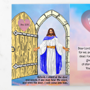 End Time Gospel Tract Tri-Fold Card