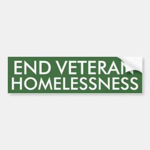 End Veteran Homelessness bumper sticker