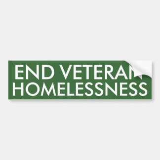 End Veteran Homelessness bumper sticker