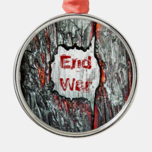 End War Metal Ornament
