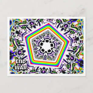 End War (you may change the words) Postcard