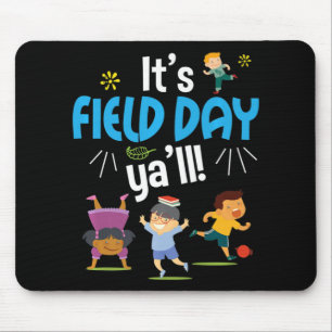 End Year Field Day  Kids Kindergarten 1st Grade Gi Mouse Pad