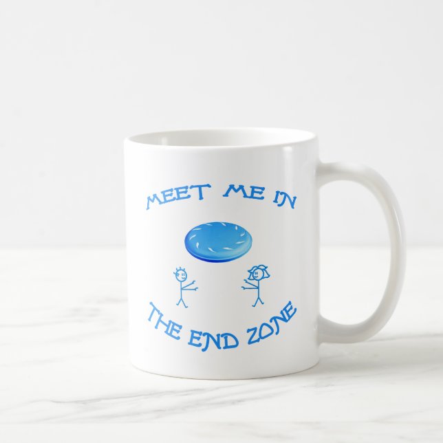 End Zone Frisbee Coffee Mug (Right)